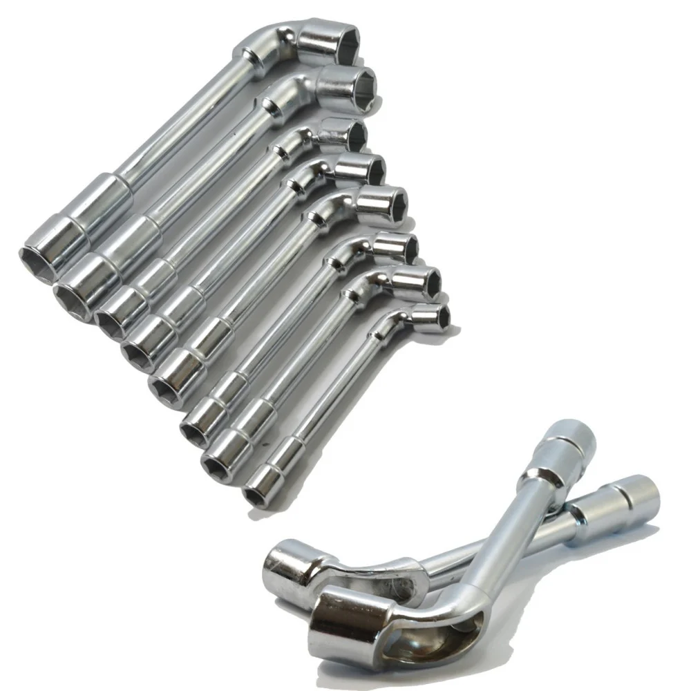 SET DI 8 CHIAVI A PIPA ESAGONALI 8 - 22mm CHIAVI BUSSOLA 8 10 11 12 13 14 17 19