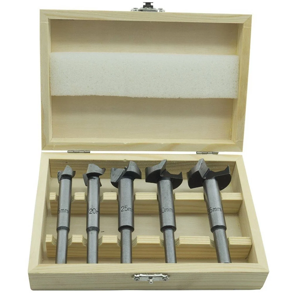 SET KIT 5 FRESE FRESA PUNTE PER PANTOGRAFO VERTICALE LEGNO 8mm 16/20/22/25/35 - TrAdE Shop Traesio