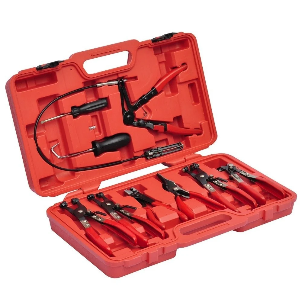 SET KIT 9 PINZE PER FASCETTE MORSETTI AUTO MONTAGGIO SMONTAGGIO FASCETTE AUTO - TrAdE Shop Traesio