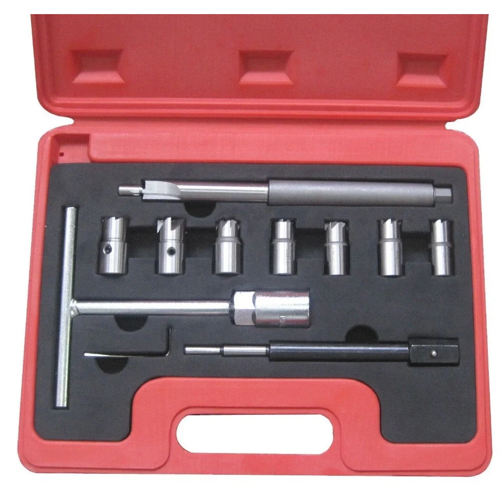 SET KIT ALESATORI PER LA PULIZIA INIETTORE INIETTORI AUTO MOTORE DIESEL 11 PZ - TrAdE Shop Traesio