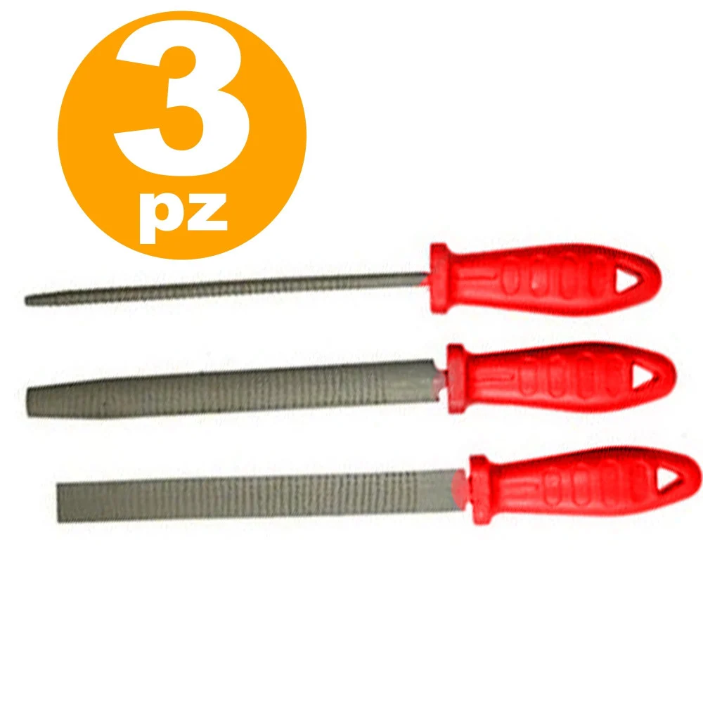 SET LIME E RASPE LIMA RASPA PER METALLO FERRO LEGNO 3PEZZI 200MM LIMATURA - TrAdE Shop Traesio