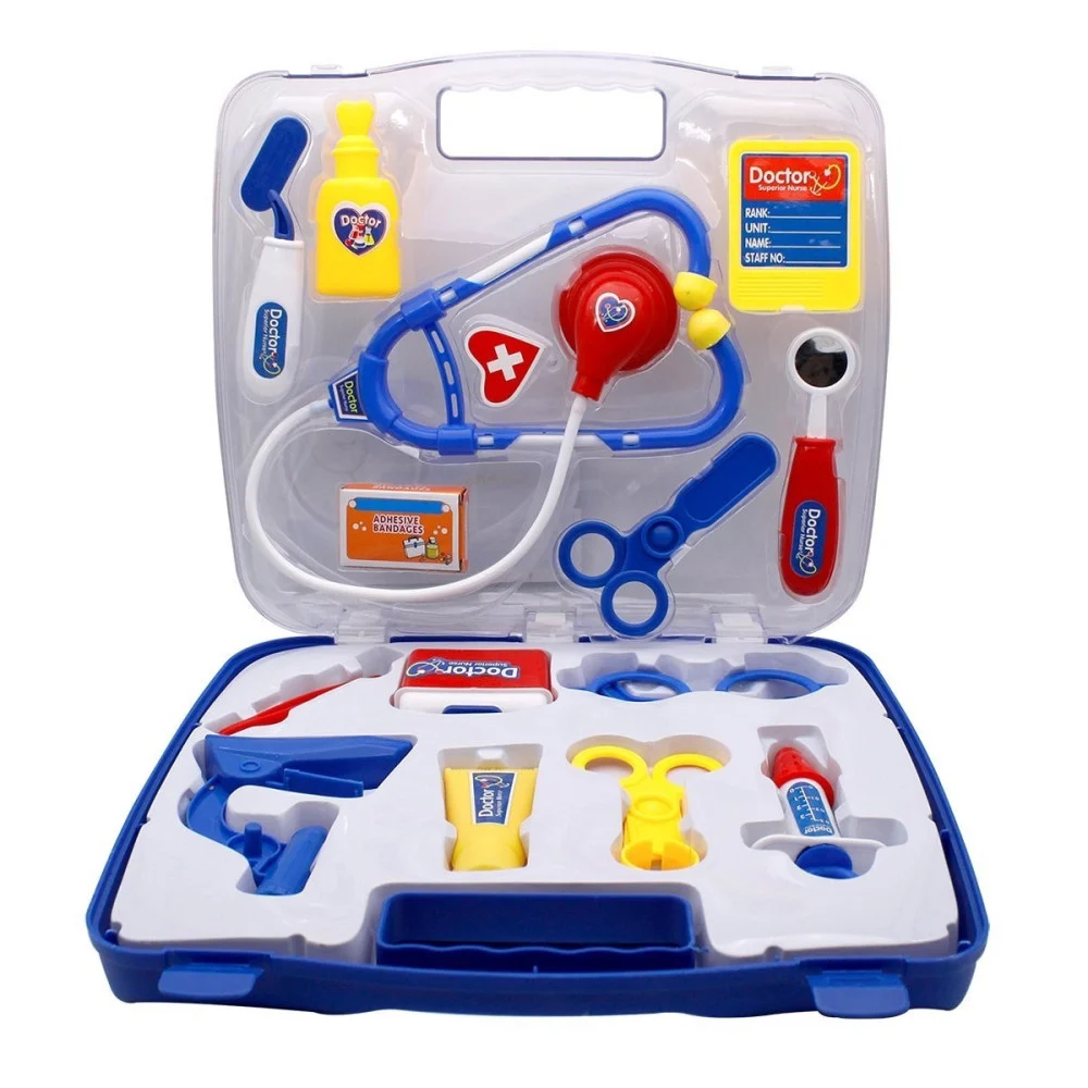 SET VALIGIA DOTTORE GIOCATTOLO CON ACCESSORI FORBICI STETOSCOPIO VALIGETTA - TrAdE Shop Traesio