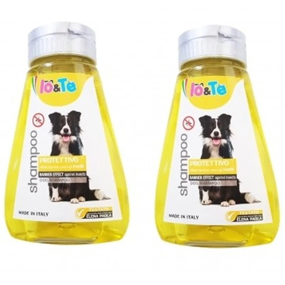SHAMPOO PROTETTIVO EFFETTO BARRIERA CONTRO INSETTI 360ML GERANIO ANDIROBA CANI - TrAdE Shop Traesio