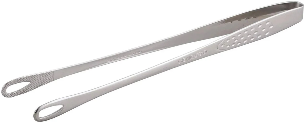 Shimomura Kihan Pinze Slim Yakiniku 24cm Acciaio Inossidabile Antiscivolo 40298
