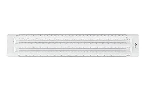 Shinwa Sokutei Hexa Scale 30cm Measuring Ruler 70769