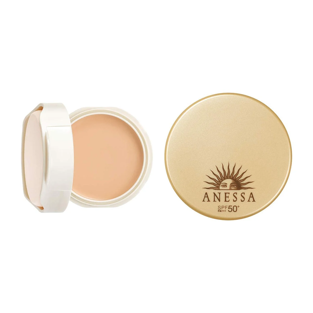 Shiseido Anessa All-In-One Beauty Pact Foundation 01 Slightly Lighter Ochre 12g
