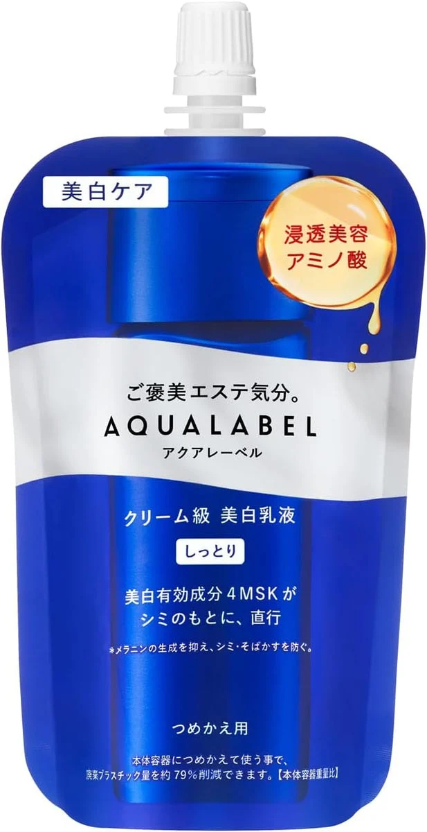 Shiseido AQUA LABEL Latte Illuminante Ricarica 110mL