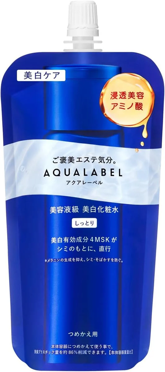 Shiseido AQUA LABEL Trattamento Illuminante Lozione Ricarica 150mL