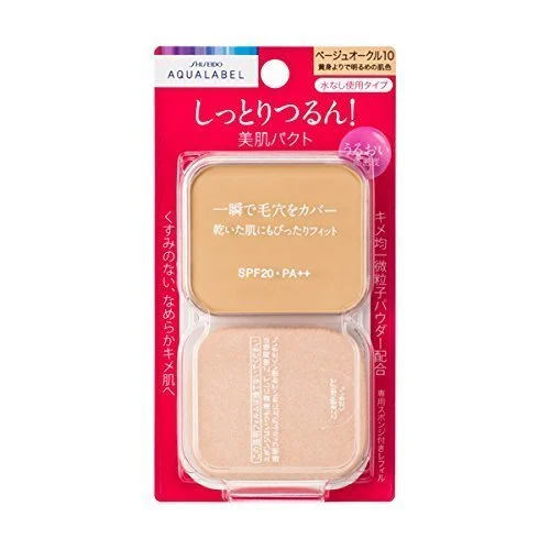 Shiseido AQUA LABEL Moist Powdery Beige-Okle 10 Refill 11 5g