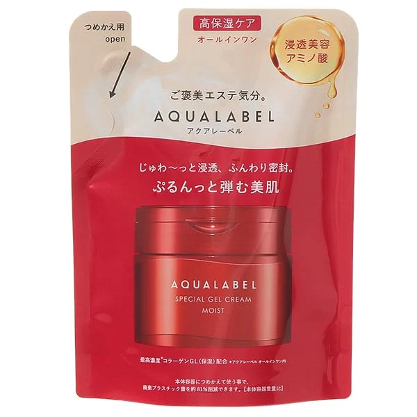 Shiseido AQUA LABEL Gel Cream EX Moist Refill 81g All-in-One Cosmetic