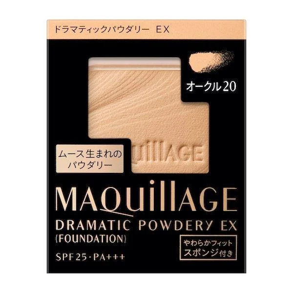 Shiseido MAQuillAGE Powder Foundation Dramatic Powdery EX SPF25 PA+++ Ochre 20 9 3g Refill