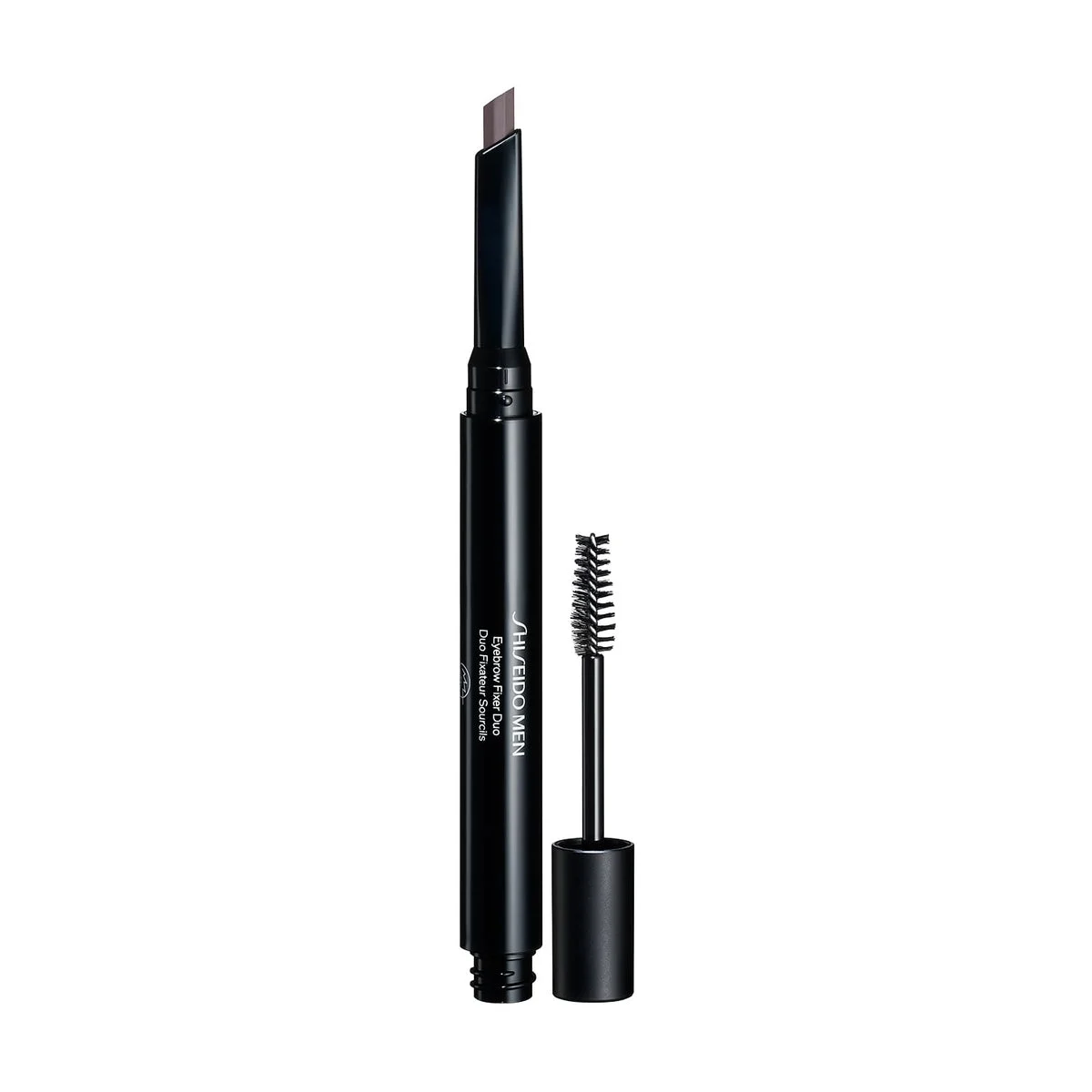 Shiseido Men Eyebrow Fixer Duo matita + gel sopracciglia Black 0 33g + 2mL