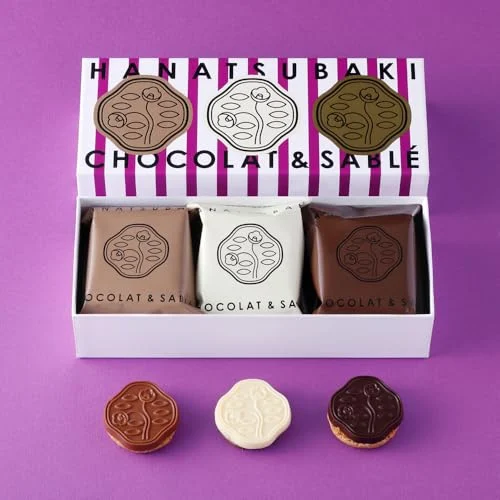 Shiseido Parlor Hanatsubaki Chocolat & Sablet 6pcs Boxed Gift Set