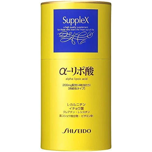 Shiseido Supplex Alpha Lipoic Acid 120 Capsules Dietary Supplement