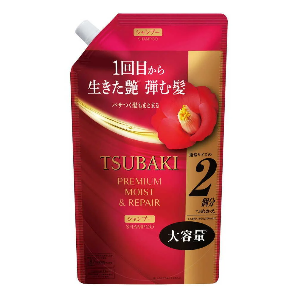 Shiseido TSUBAKI Shampoo Refill Premium Moist & Repair 600mL