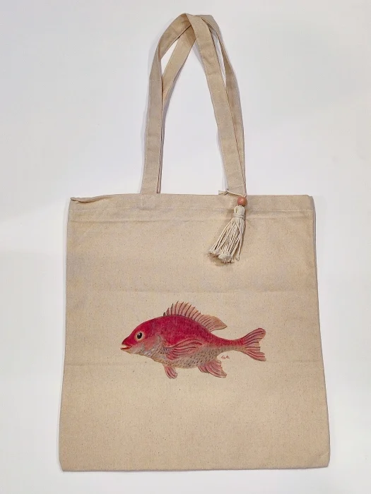 shopping-bag zoodicarta “dentice rosso”