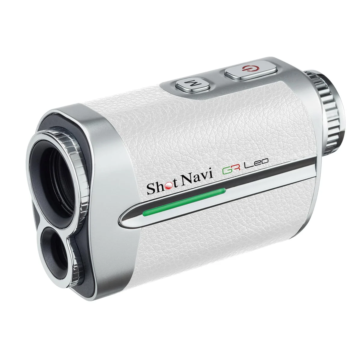 Shot Navi Golf Laser Distance Meter VoiceLaser GR Leo White 6X Zoom 1000Y