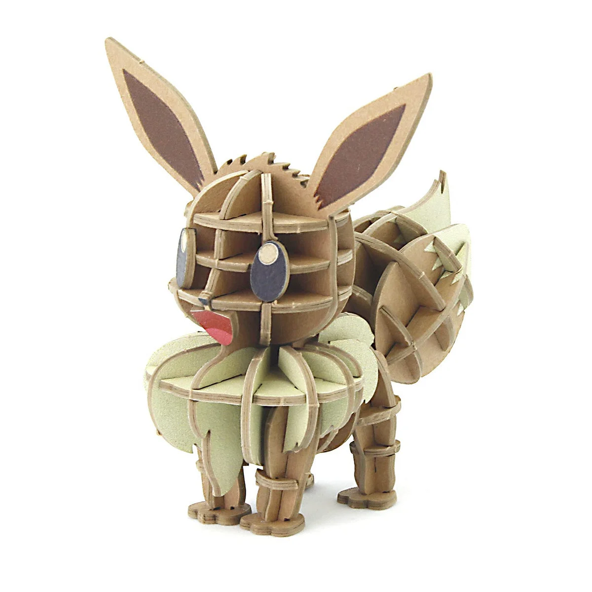 Si-Gu-Mi Plus Puzzle 3D di Carta Pokemon Eevee Giocattolo Educativo per Bambini e Adulti