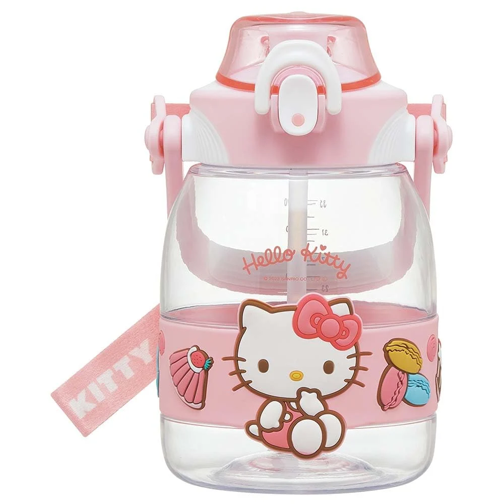 Skater borraccia con cannuccia a scatto Sanrio Hello Kitty Straw Hopper 1.2 L