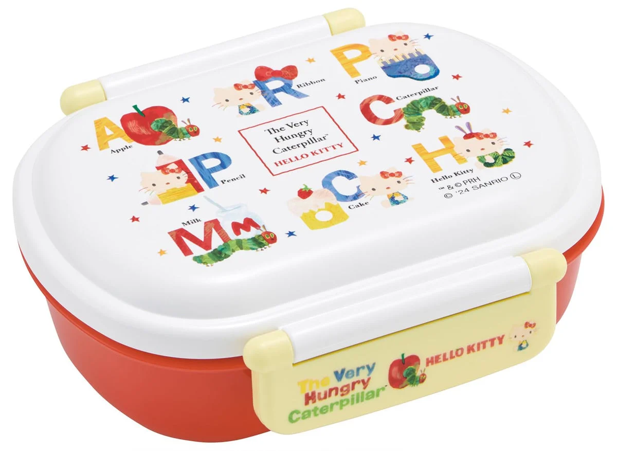 Skater Bento box 1 piano microonde/lavastoviglie Caterpillar×Hello Kitty 360ml