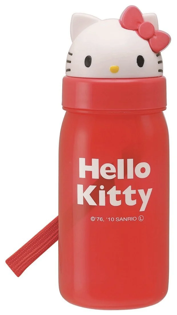 Skater Borraccia con Cannuccia Hello Kitty PBS3ST 350 ml - WAFUU JAPAN