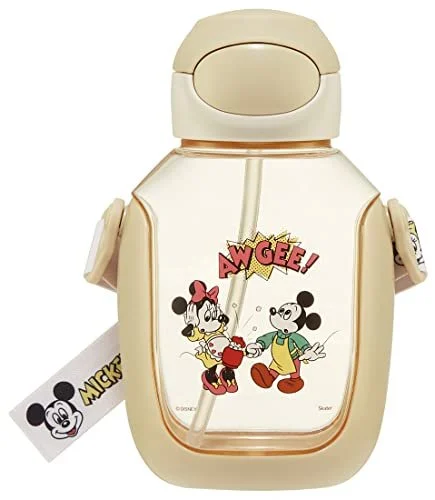 Mickey Mouse Bottiglia d'Acqua con Cannuccia 530ml PDSH6DX-A