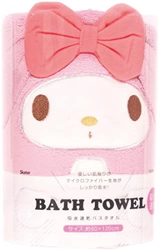 Skater My Melody Asciugamano da Bagno Assorbente ad Asciugatura Rapida TODR1-A