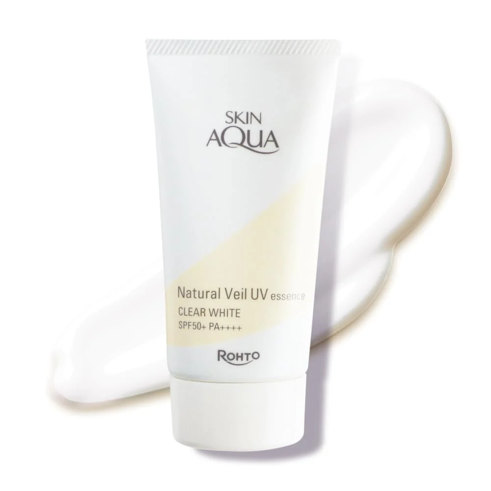 Skin Aqua Crema Solare Velo Naturale UV SPF50+ 50g Per Pelli Sensibili
