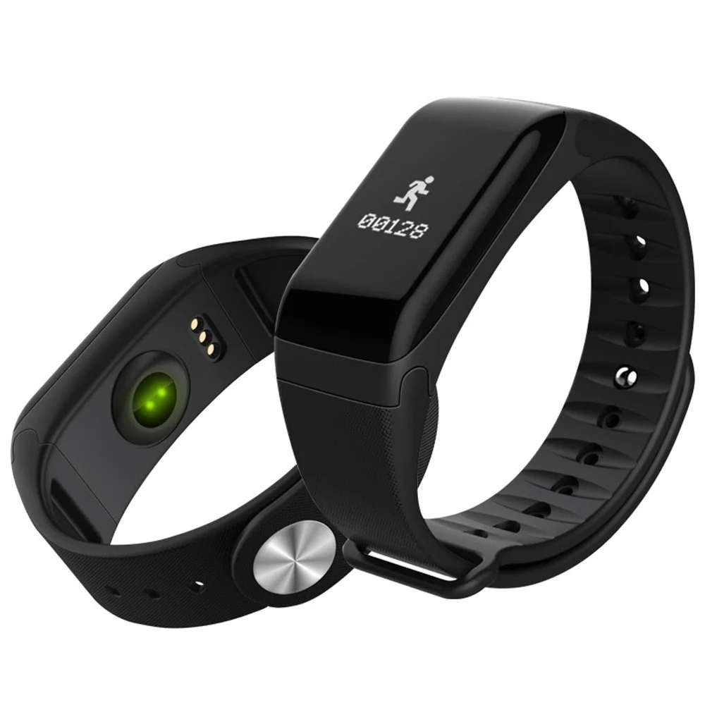 SMART MINI BRACCIALE WATCH NERO SPORT BLUETOOTH 4.0 BATTITO PRESSIONE ANDROID IOS - TrAdE Shop Traesio