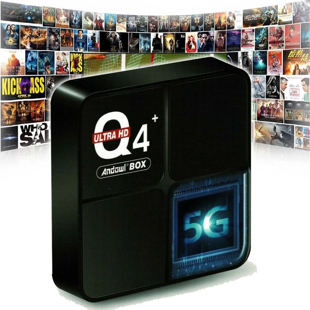 SMART TV BOX 4 GB RAM + 64 GB Q4 MINI MINI PC ANDROID 10 ULTRA 6K TELECOMANDO - Andowl