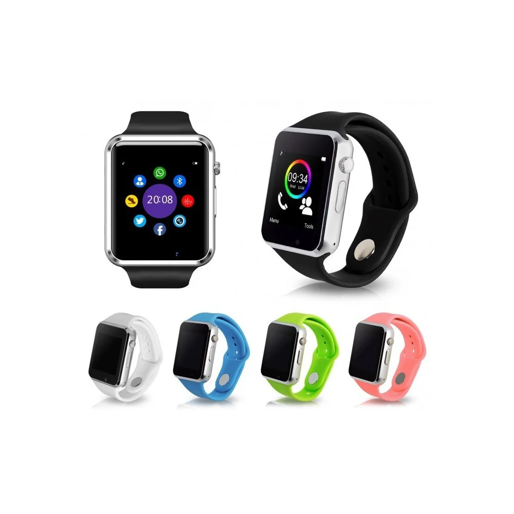 SMARTWATCH A1 BLUETOOTH CON SIM GSM OROLOGIO CON APP PER IOS E ANDROID - TrAdE Shop Traesio