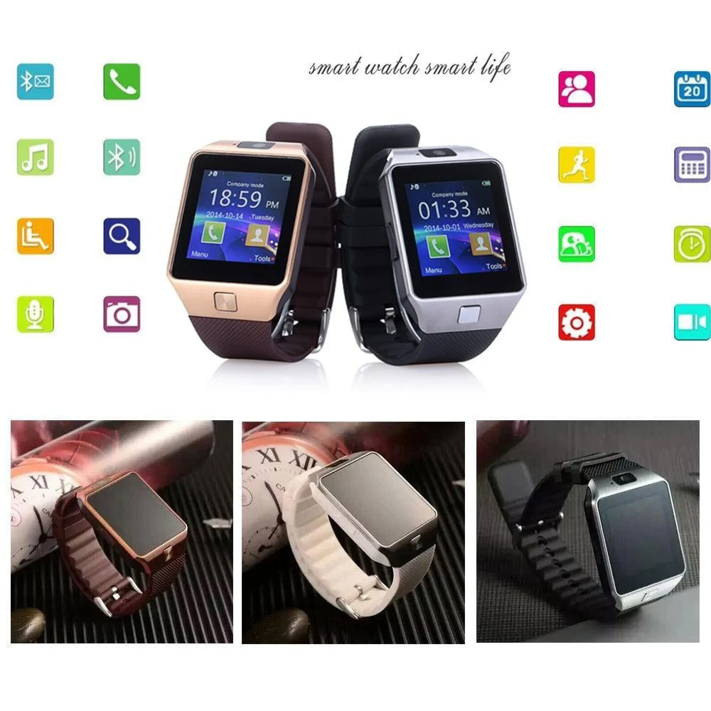 SMARTWATCH DZ09 OROLOGIO TELEFONO CELLULARE BLUETOOTH SIM CARD PER SMARTPHONE - TrAdE Shop Traesio