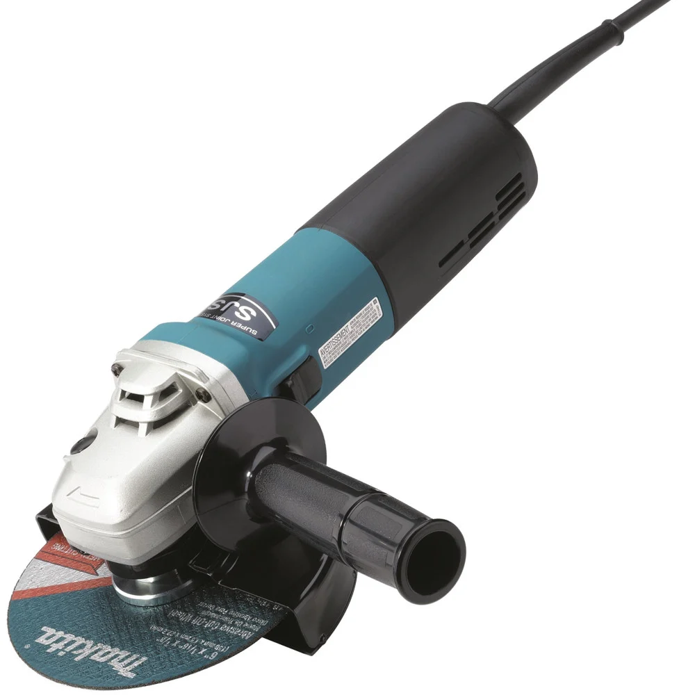 SMERIGLIATRICE ANGOLARE FLEX FLEXIBILE CON DISCO DA 150mm MAKITA 150MM 1400W M14 - Makita ®