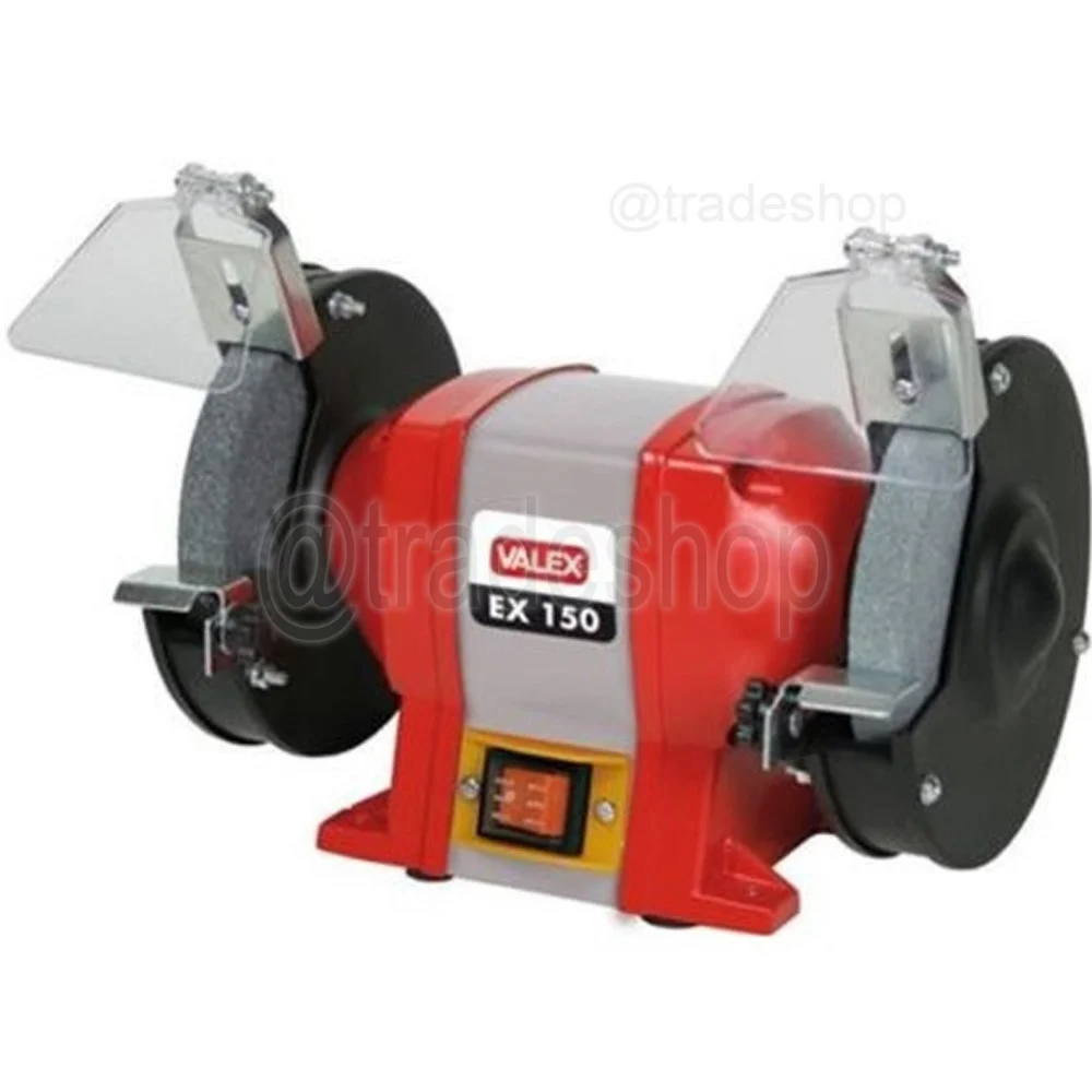 SMERIGLIATRICE DA BANCO DOPPIA EX150 MOLA PIETRA AFFILA 250 WATT VALEX 1400114 - TrAdE Shop Traesio