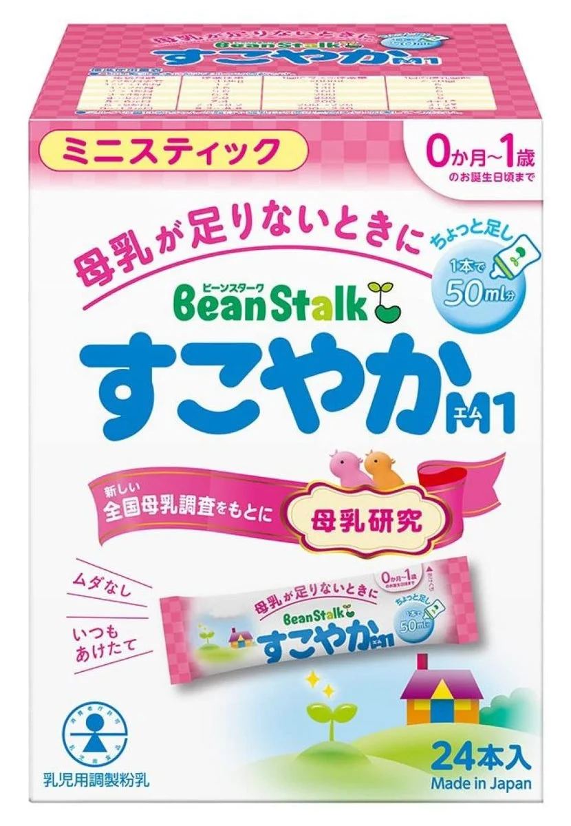Snow Brand Beanstalk Sukoyaka M1 Mini Stick 6g x 24 pcs - Bean Stalk Snow