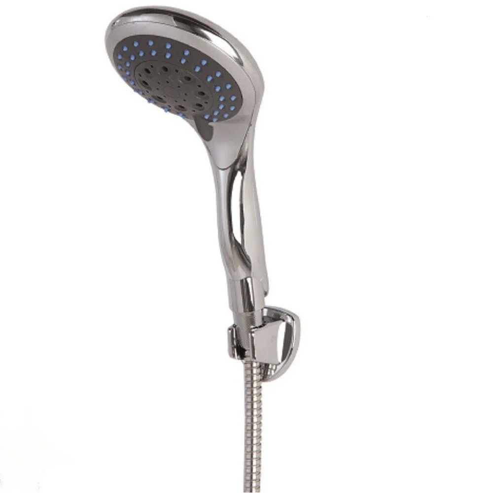 SOFFIONE DOCCIA IN ABS CROMATO MISCELATORE SHOWER DOCCETTA 5 TIPI GETTO - TrAdE Shop Traesio