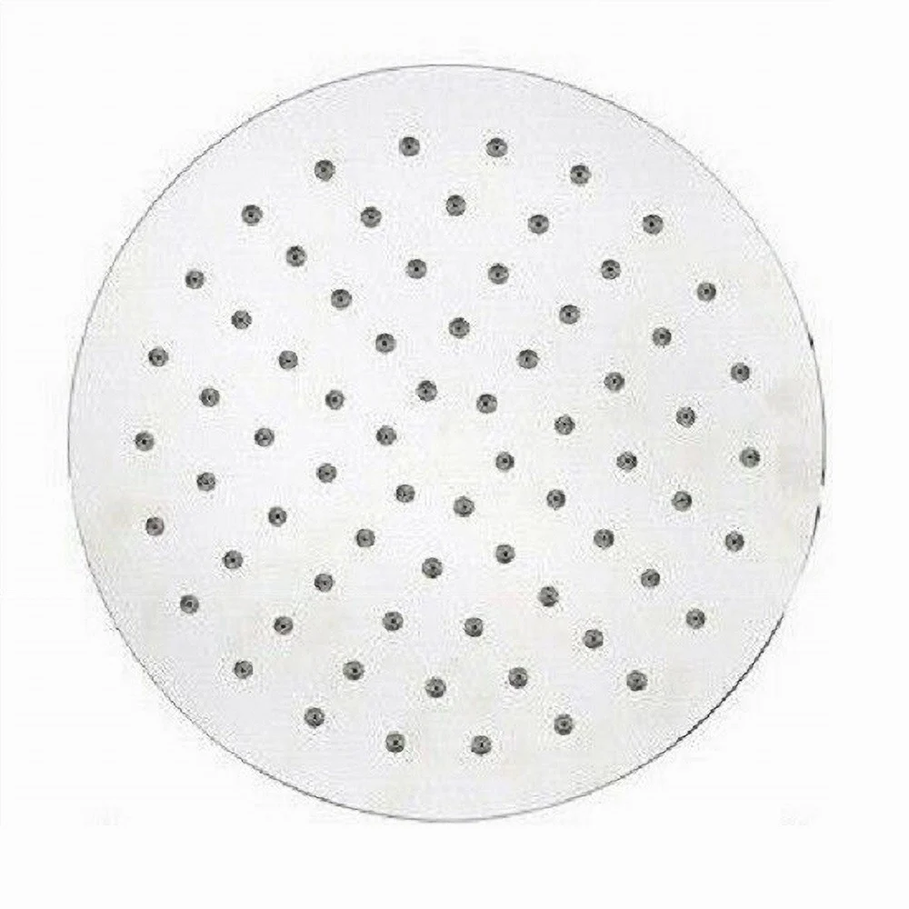 SOFFIONE DOCCIA ROTONDO 20CM UGELLI FORI ATTACCHI BAGNO MISCELATORE 69119 MODERNO - Cleafe
