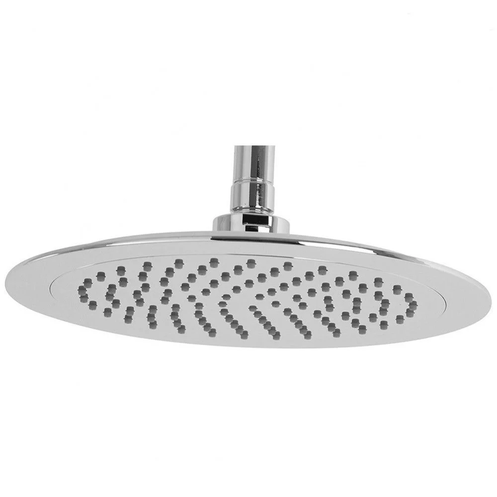 SOFFIONE DOCCIA SLIM TONDO 24 CM PLUS IN ABS CROMATO MISCELATORE SHOWER - TrAdE Shop Traesio