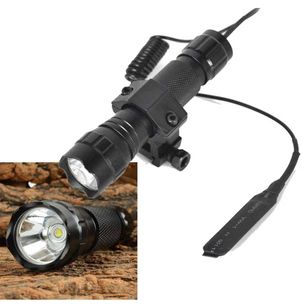 SOFTAIR TORCIA LED RICARICABILE CONTROLLO REMOTO TATTICA SUPPORTO PER FUCILE - TrAdE Shop Traesio