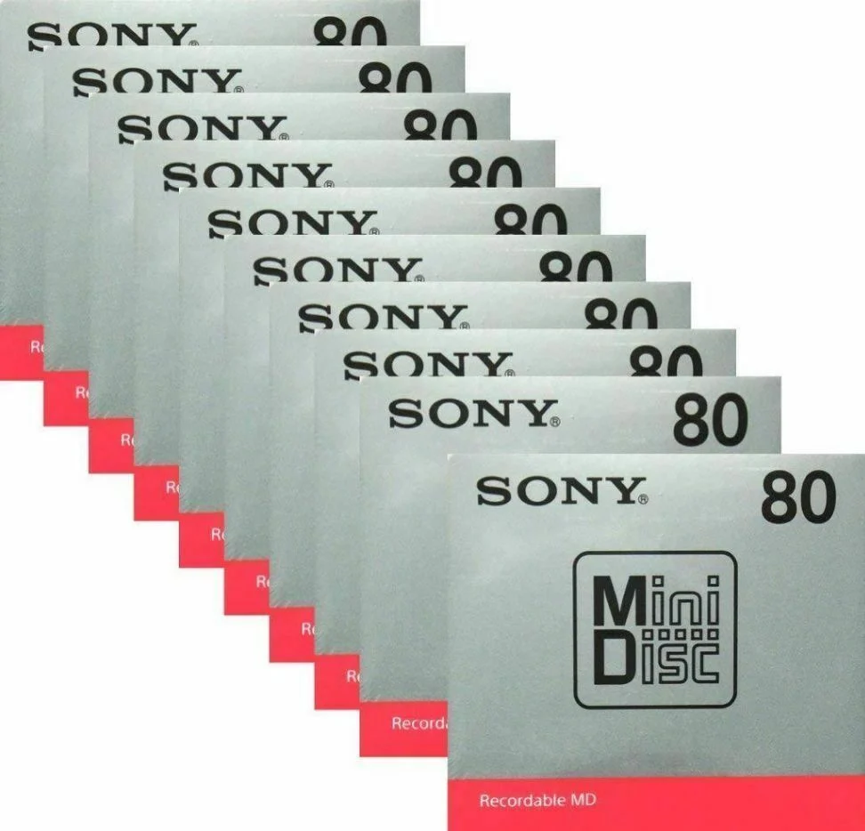 Sony Mini Disc (80 min. Pacchetto da 10 dischi) MDW80T