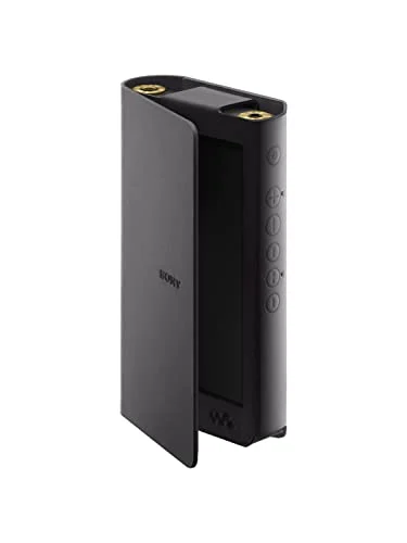 Sony Walkman Custodia in Vera Pelle per NW-WM1ZM2/NW-WM1AM2 Nero