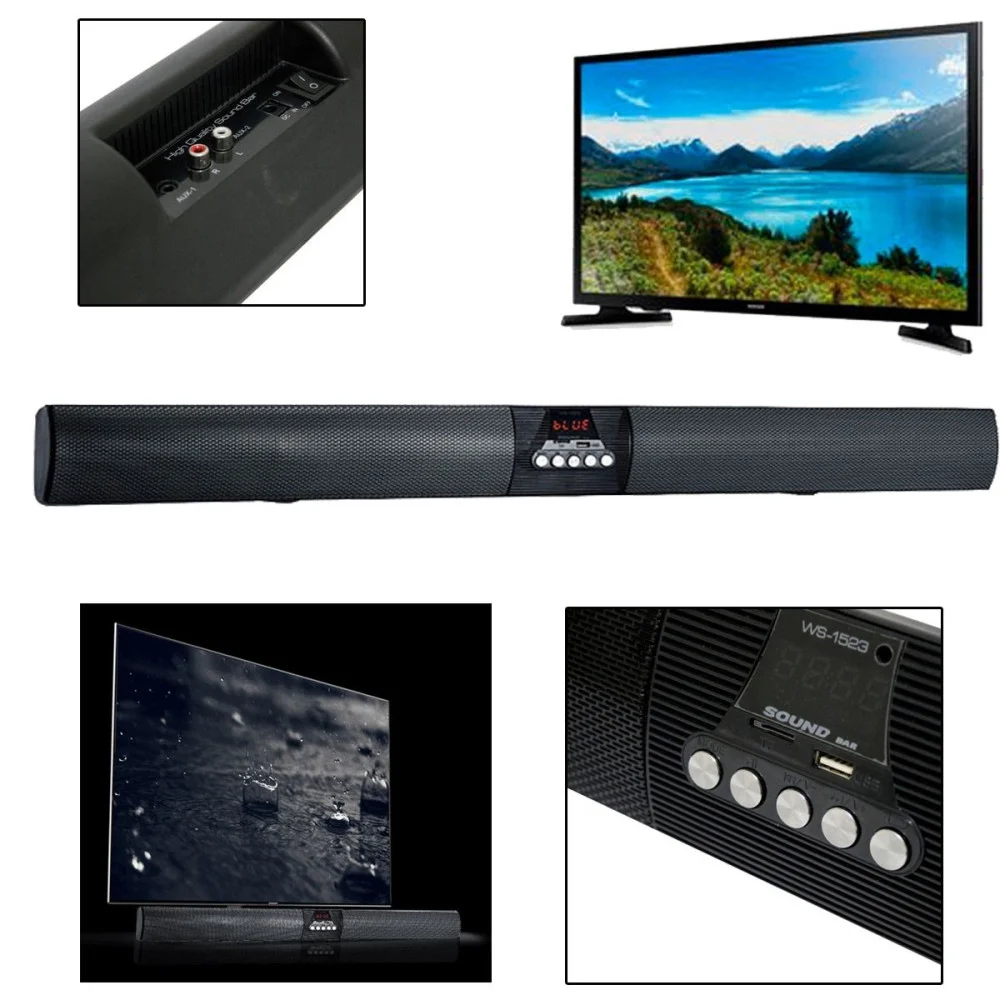 SOUNDBAR SUBWOOFER CASSA AUDIO HOME CINEMA TV IMPIANTO SURROUND USB TF BLUETOOTH - TrAdE Shop Traesio