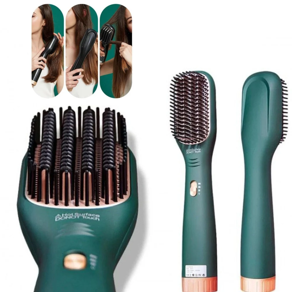 SPAZZOLA AD ARIA ELETTRICA MULTIFUNZIONALE ASCIUGA PETTINA CAPELLI 1000W Q-M623