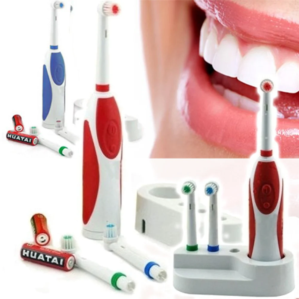 SPAZZOLINO PER DENTI ELETTRICO CON TESTINE INTERCAMBIABILI CORPO IMPERMEABILE - TrAdE Shop Traesio
