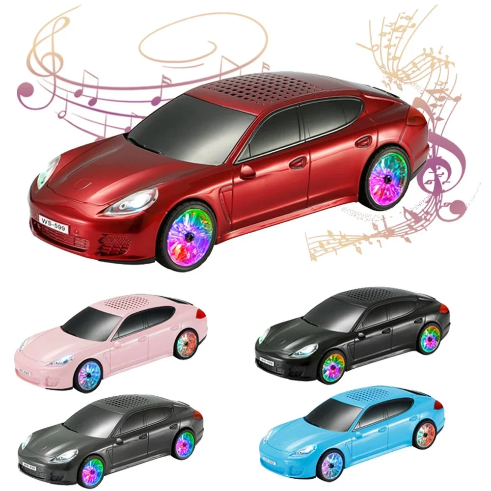 SPEAKER ALTOPARLANTE MUSICALE WIRELESS FORMA D'AUTO 5W USB/TF MP3 RADIO Q-YX811