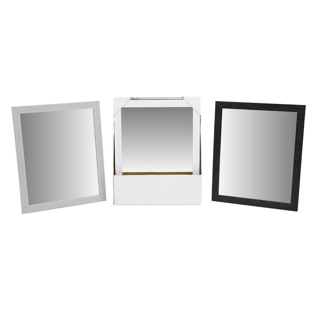 SPECCHIO RETTANGOLARE SPECCHIERA CON CORNICE DECORATA IN PVC 40 X 50 CM 219108 - TrAdE Shop Traesio