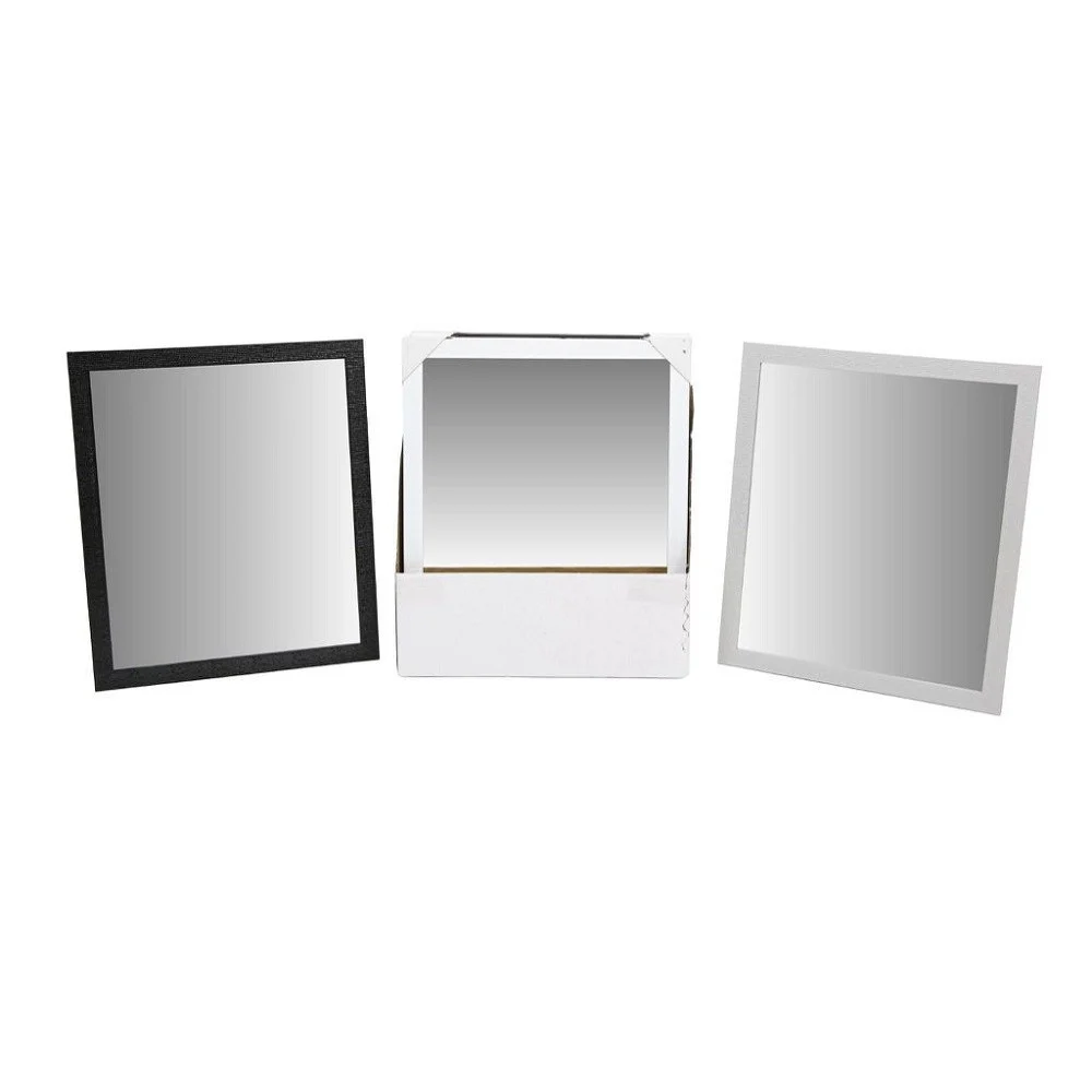 SPECCHIO SPECCHIERA RETTANGOLARE CON CORNICE DECORATA IN PVC 50 X 60 CM 219110 - TrAdE Shop Traesio