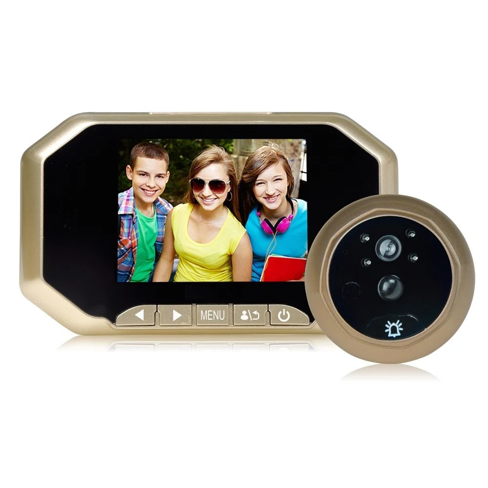 SPIONCINO ELETTRONICO TELECAMERA DISPLAY DIGITALE SCATTA FOTO COLORI LCD 4.3" - TrAdE Shop Traesio