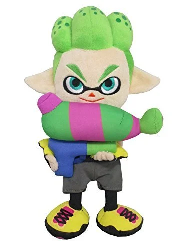 Splatoon 2 Peluche Neon Verde S