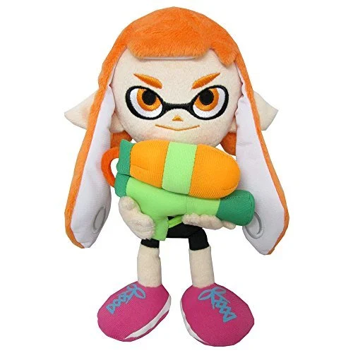 Splatoon Femmina Inkling Peluche, 9 SP01, Multicolore - Nintendo